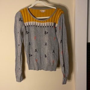 Quirky light weight sweater.